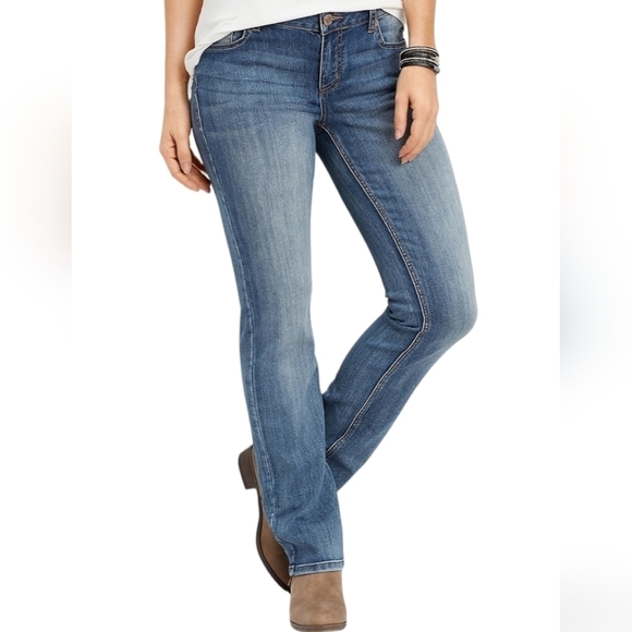 Maurices Denim - New Maurices Denim Flex Medium Wash Straight Jeans sz 6